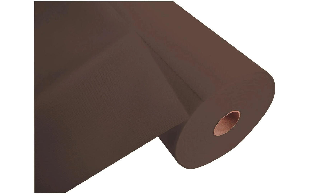 Pro nappe Tischläufer auf Rolle – 40 cm×24 m, Kunststoff, Schokolade