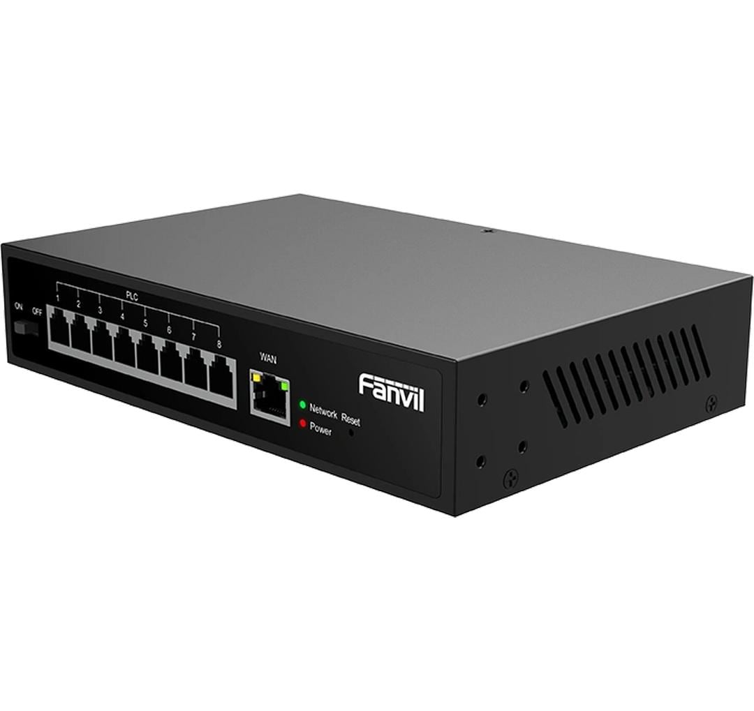 Fanvil PN8 – Unmanaged Switch – 8× 10/100 Mbit/s, Desktop, für IP-Intercom-Systeme