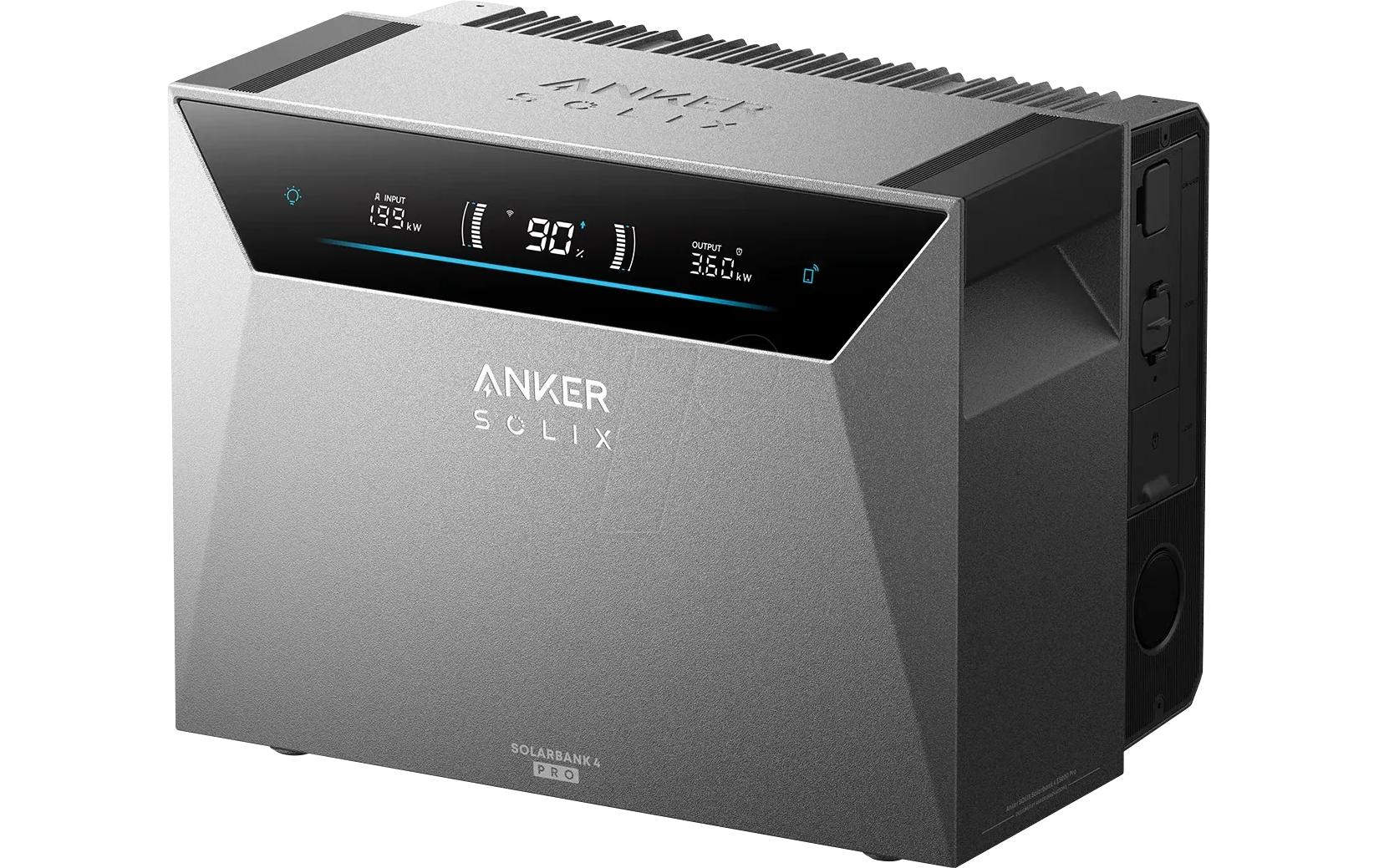 Anker Solix 4 E5000 Pro – PV-Speicherakku, 5 kWh, IP66