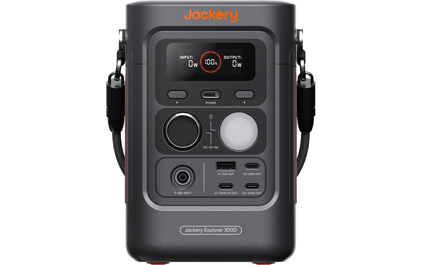 Jackery Explorer 300D+40W Air – Powerstation, 288 Wh, LiFePO4, 40 W Solarpanel