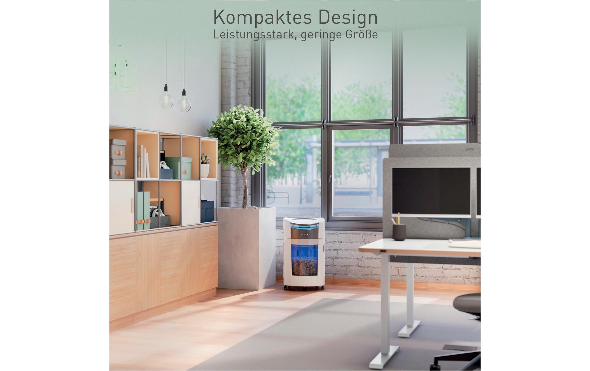 Leitz bürogeräte Leitz IQ OptiMax Autofeed 300M Aktenvernichter – Mikroschnitt, P-5, 2 × 15 mm, AutoFeed 300 Blatt