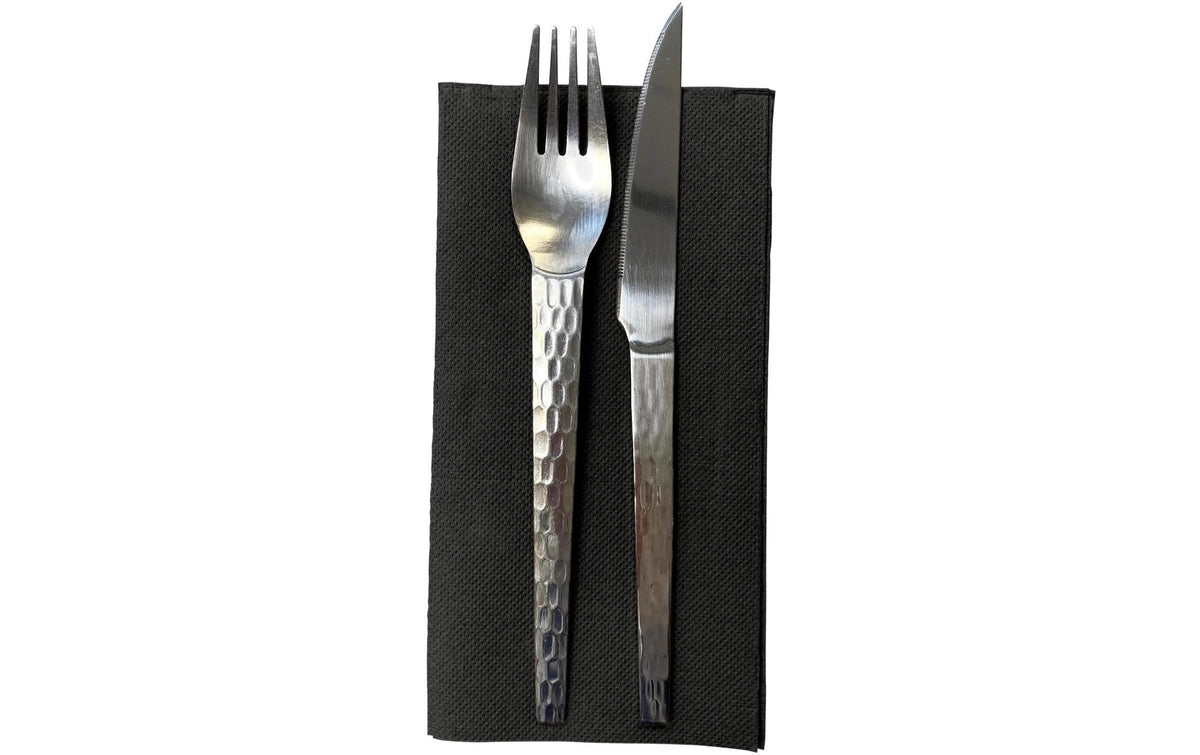PRONAPPE Servietten schwarz – 38 × 38 cm, 2-lagig – 40 Stück