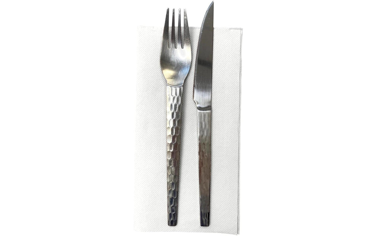 PRONAPPE Servietten – weiss – 38 × 38 cm, 2-lagig – 40 Stück