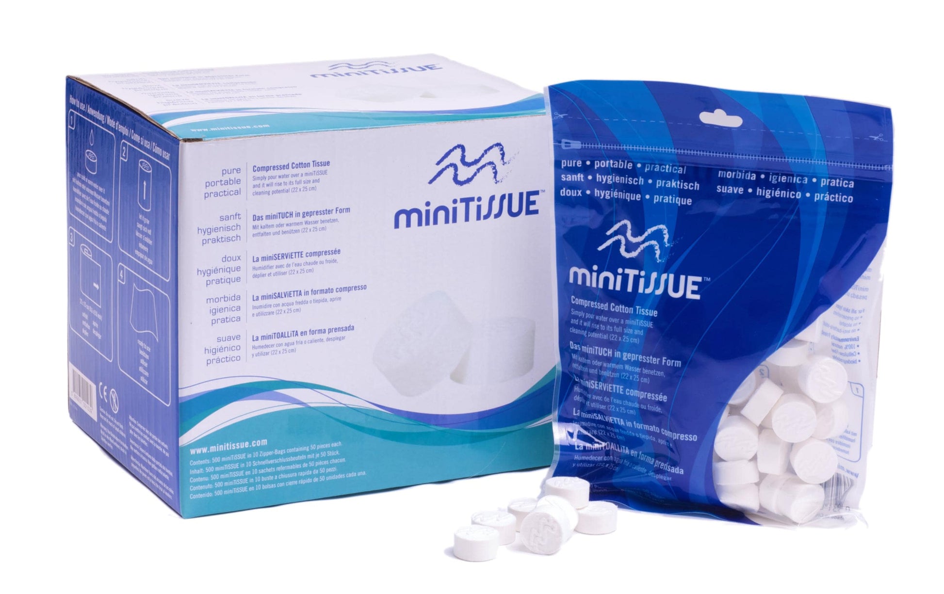 Minitissue Kosmetiktücher – 2000 Tücher