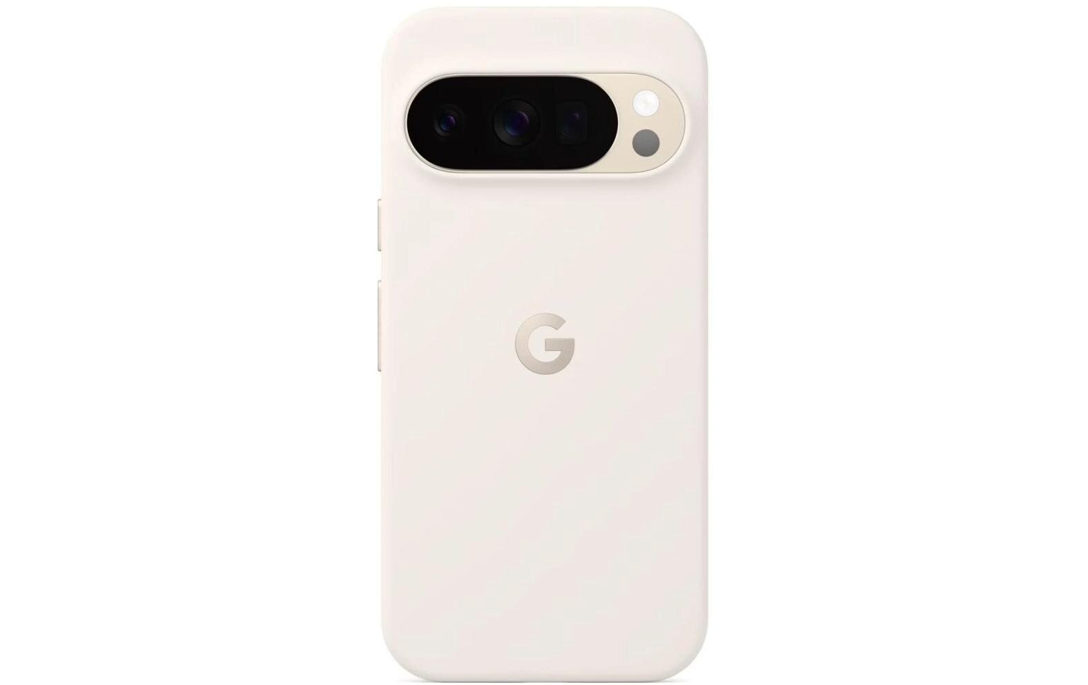 Google Backcover – für Google Pixel 10 Pro, PC+Silikon+Mikrofaser, Porzellan