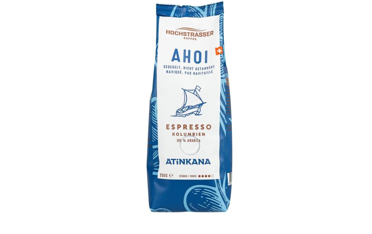 Hochstrasser Atinkana Espresso – Kaffeebohnen – Espresso, 100% Arabica, 250 g
