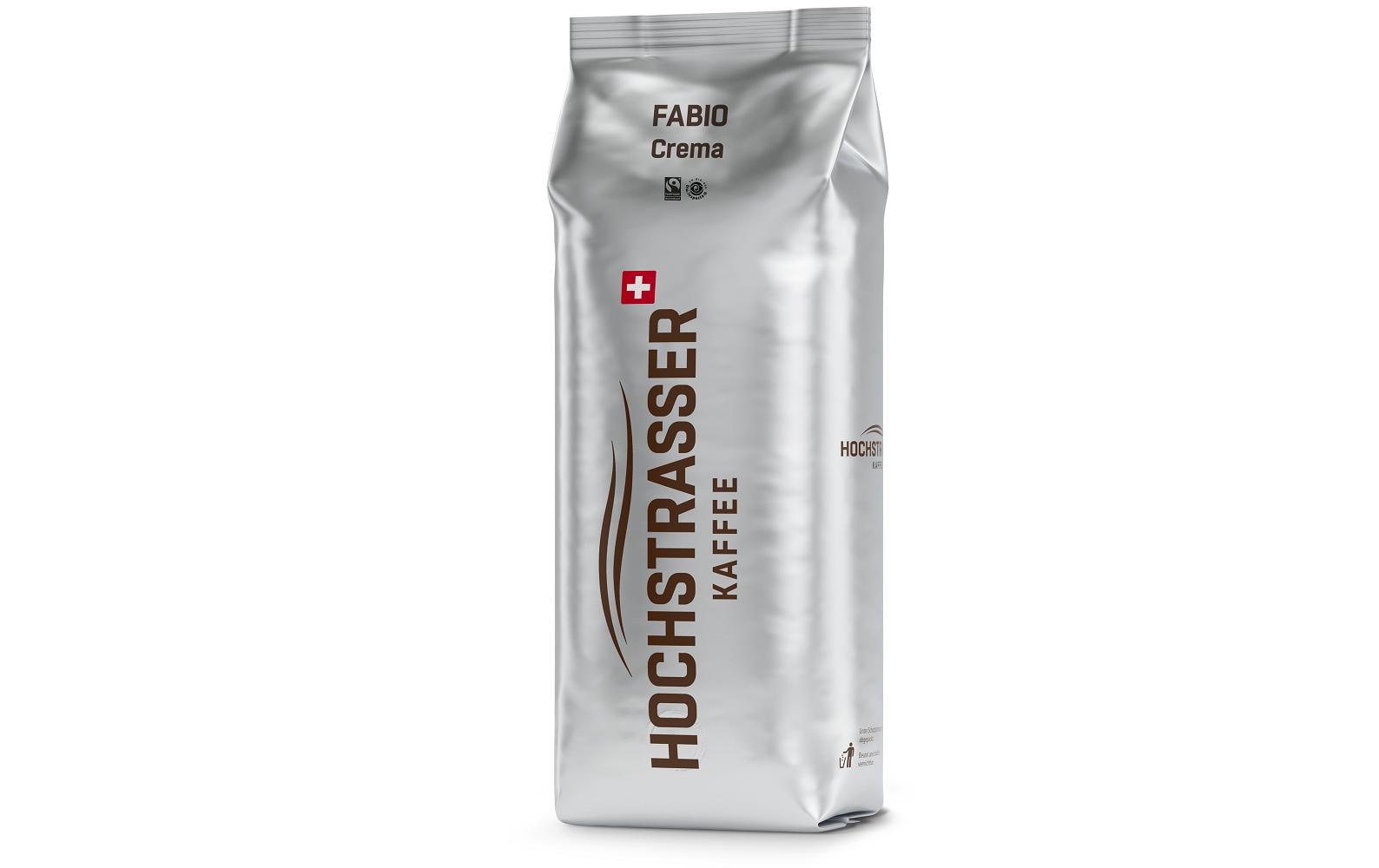 Hochstrasser Fabio Crema – Kaffeebohnen – Café Crème, Bio, Arabica/Robusta, 1 kg
