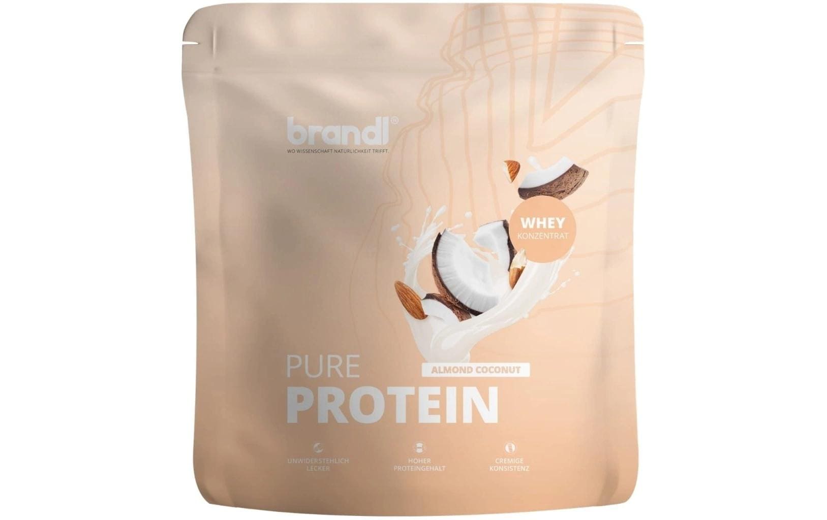 Brandl-Nutrition Eiweisspulver Pure Protein 2.0 W – Kokos – 1 kg