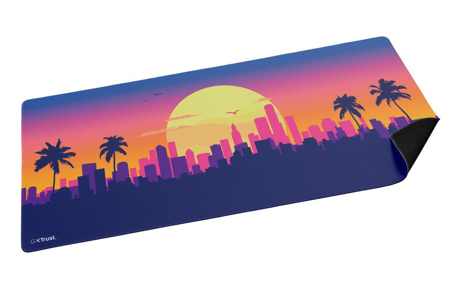 Trust GXT759M Miami – Gaming-Mauspad – 900 × 400 × 3 mm, Polyethylenterephthalat, Mehrfarbig