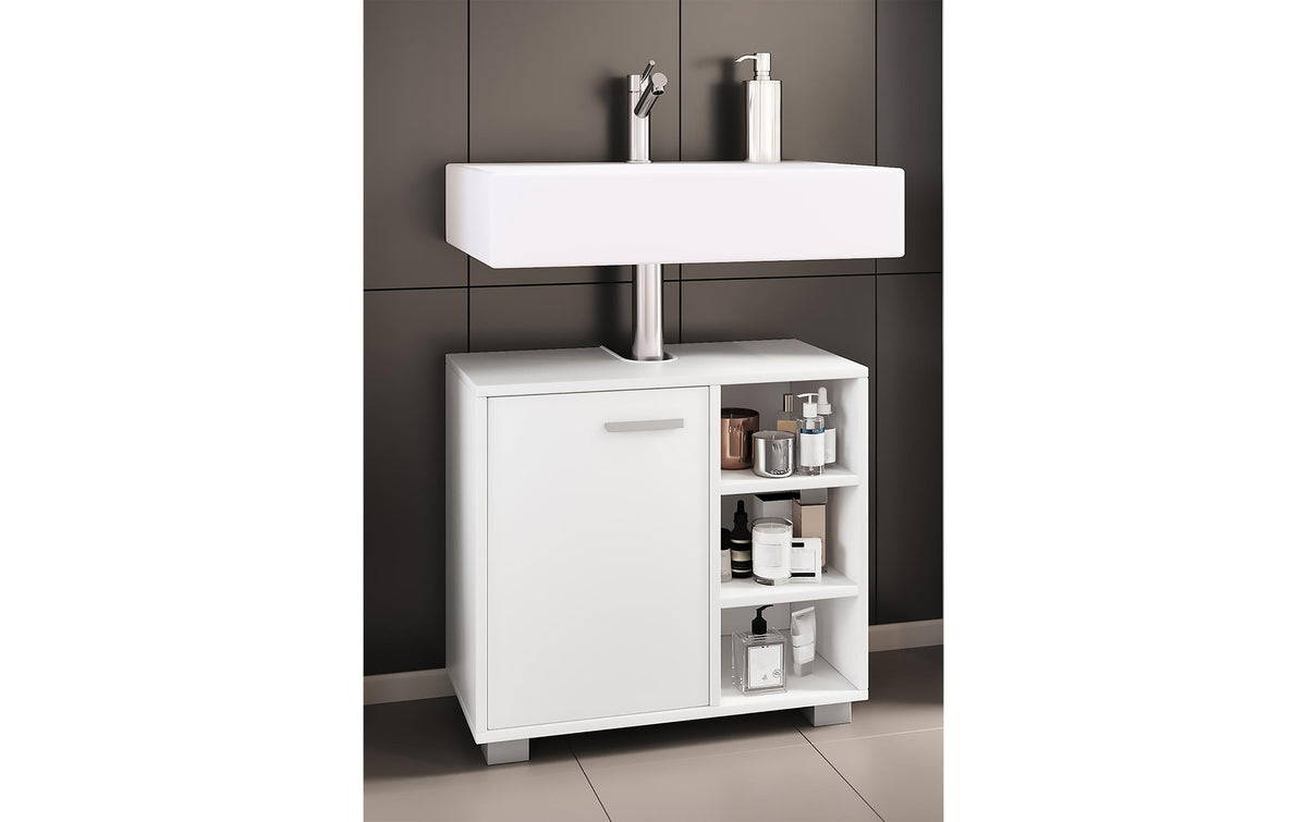 VCM Morgenthaler VCM Zalo L – Unterschrank, Melamin, 600 × 300 × 550 mm, Weiss