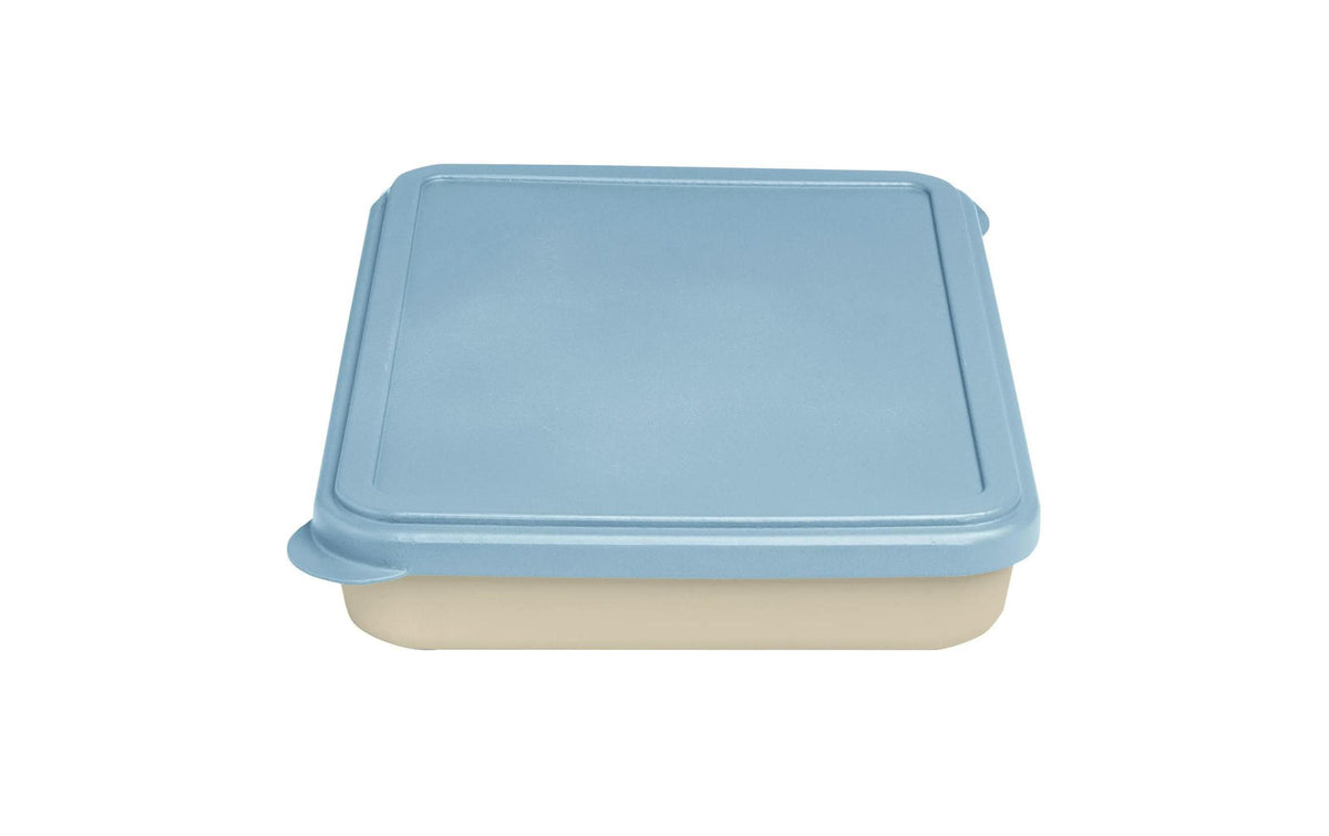 PRONAPPE PRO nappe Menuschale – 25 × 21 × 5 cm, Kunststoff (biozirkulär), mit Deckel, spülmaschinenfest, BPA-frei