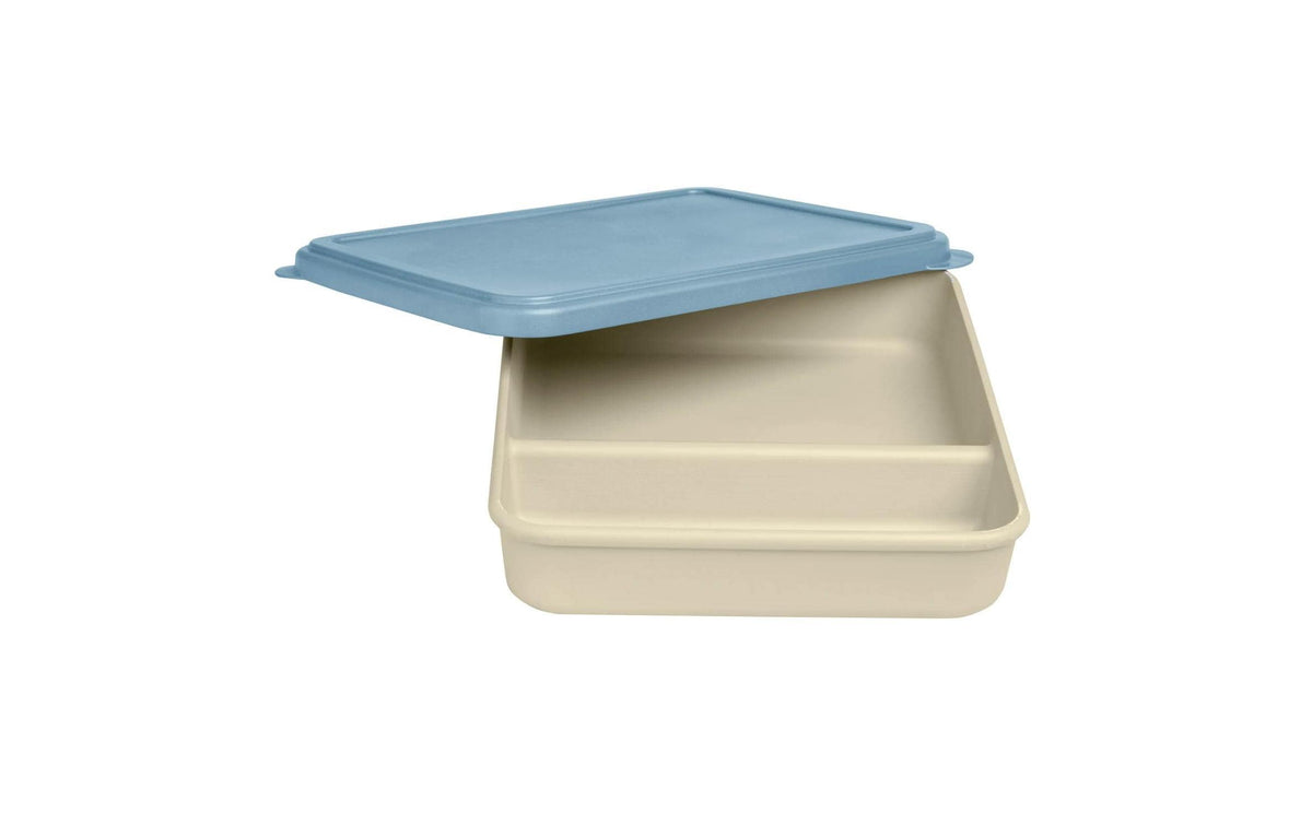 PRONAPPE PRO nappe Menuschale – 25 × 21 × 5 cm, Kunststoff (biozirkulär), mit Deckel, spülmaschinenfest, BPA-frei