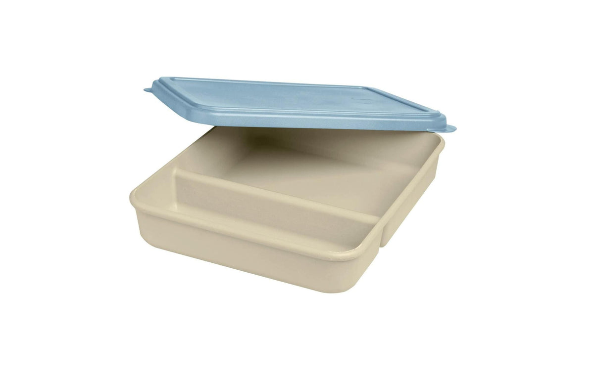 PRONAPPE PRO nappe Menuschale – 25 × 21 × 5 cm, Kunststoff (biozirkulär), mit Deckel, spülmaschinenfest, BPA-frei