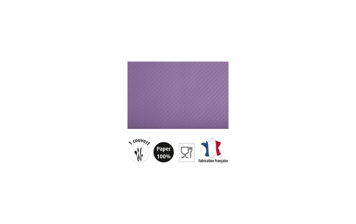 PRONAPPE Tischset – Papier, Flieder, 40,5 × 30 cm – 500 Stk.