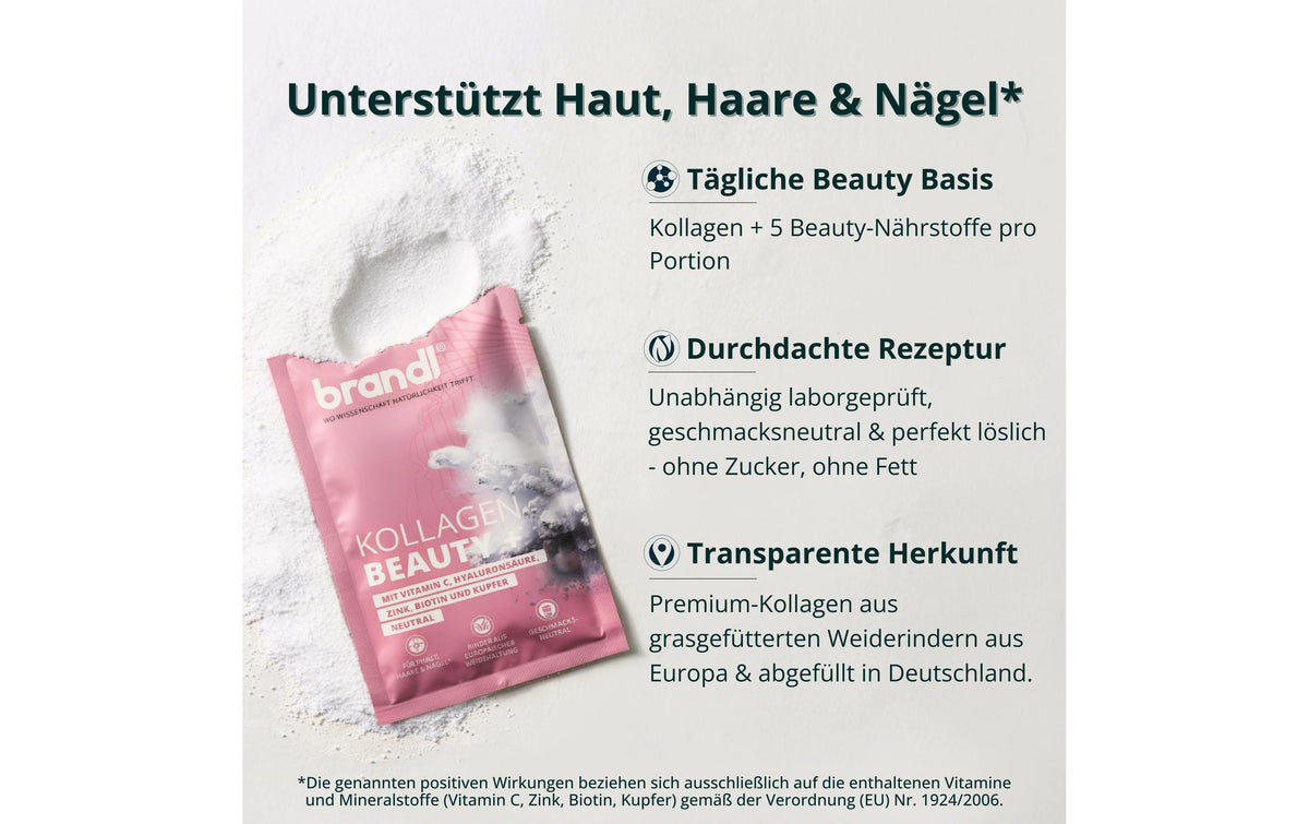 Brandl-nutrition Kollagen Pulver Neutral – 25×15 g