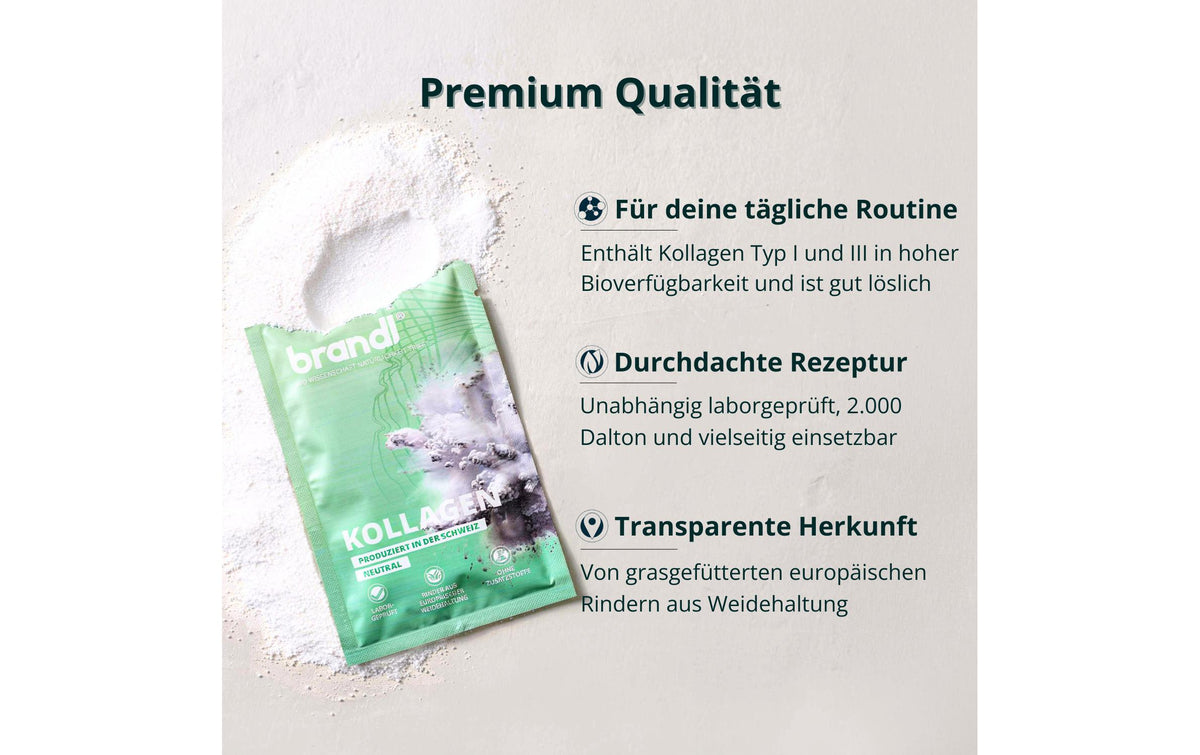 Brandl-nutrition Kollagen Pulver Neutral – 25×15 g