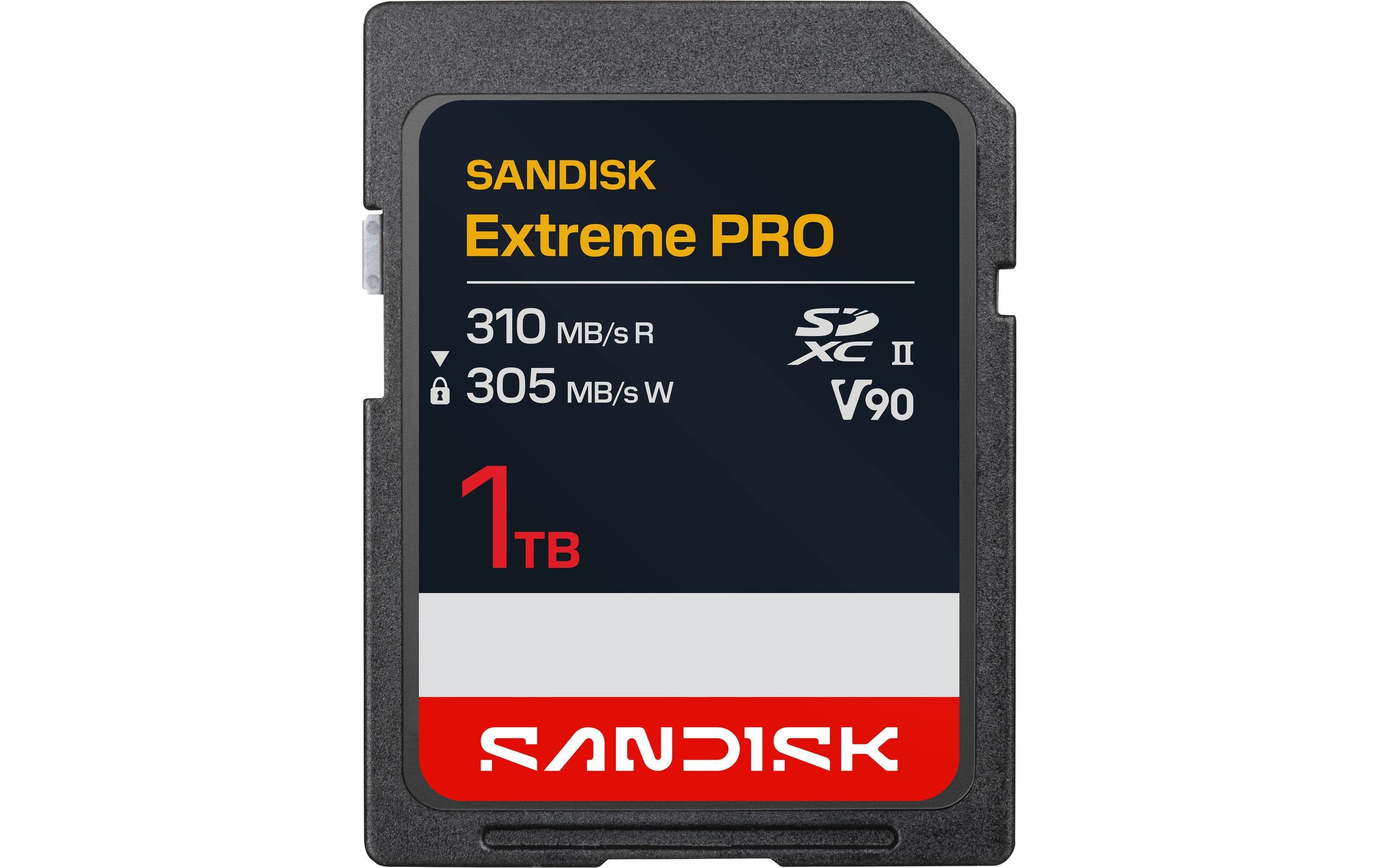 SanDisk Extreme PRO SDXC 1 TB – UHS-II, V90, 310/305 MB/s