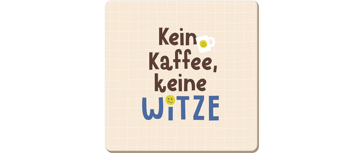 Grafik-werkstatt Grafik Werkstatt Korkuntersetzer – 9,5 × 9,5 cm, Korkholz, Braun