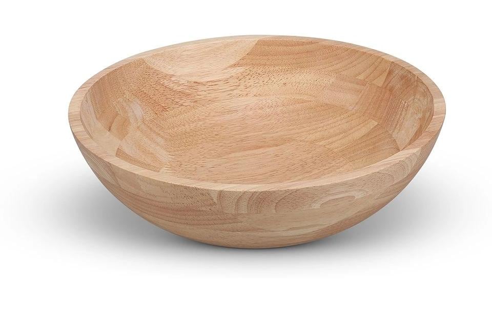 Salt & Pepper Servierschale Essenza – Ø 25,0 cm, H 7,5 cm, Holz (Gummibaum), Braun