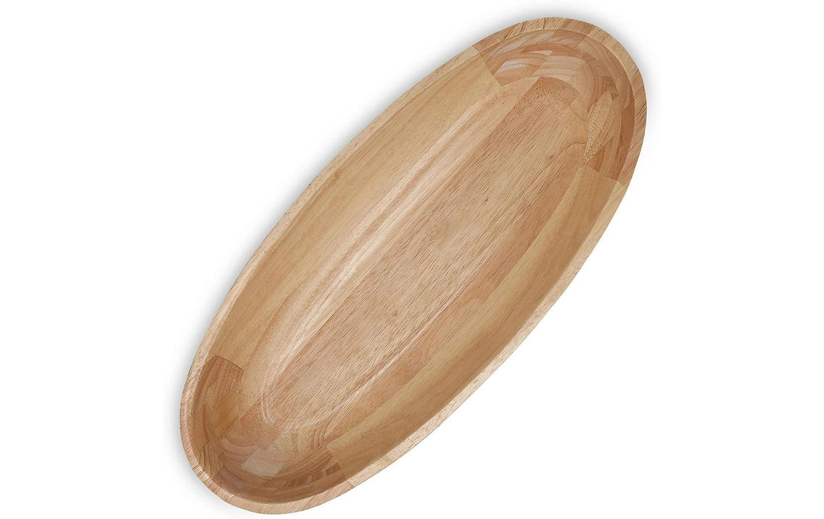Salt & Pepper Schale Essenza – 20,5 × 45,5 × 7,5 cm, Holz (Kautschukholz), Braun