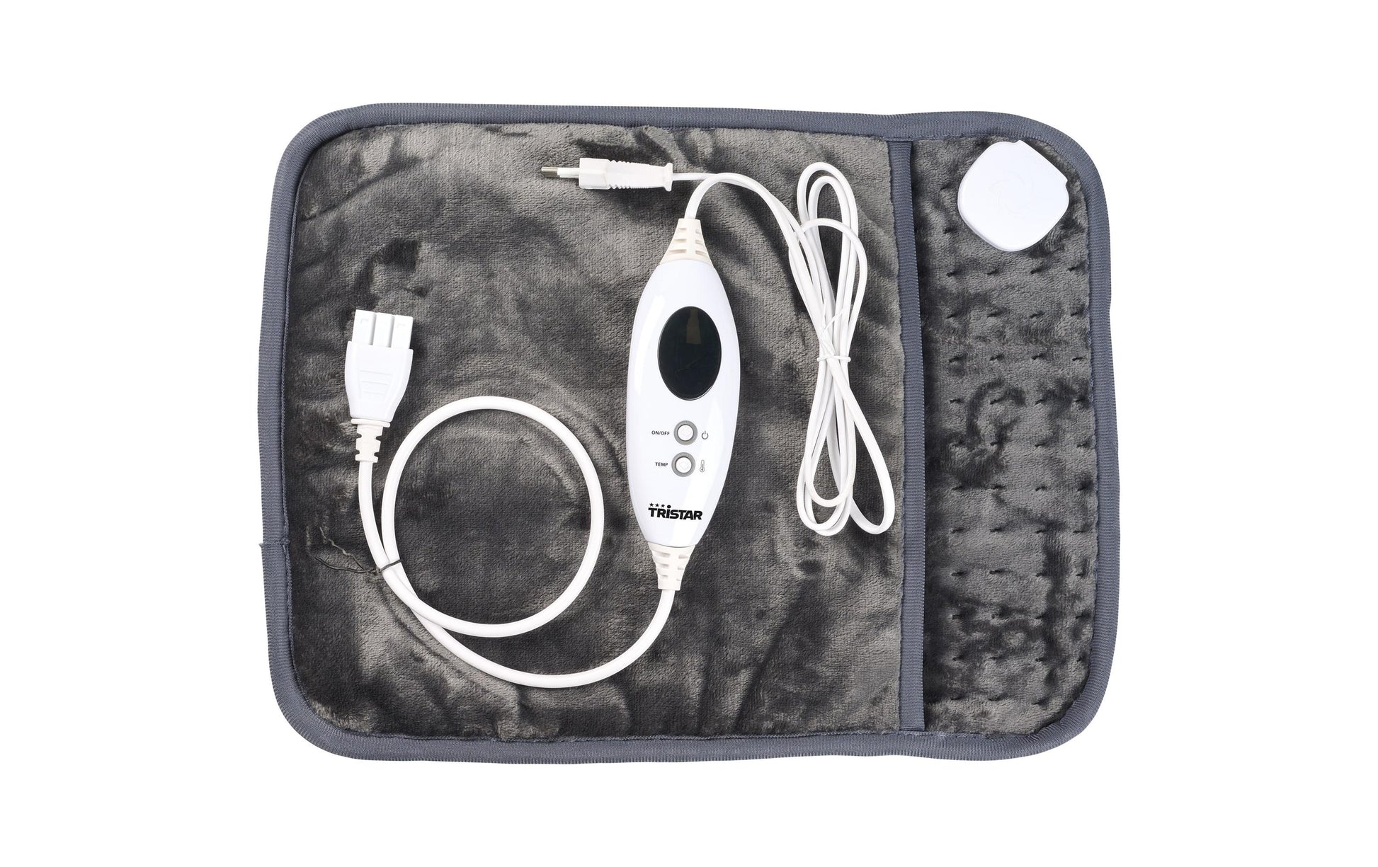 Tristar Heizkissen – für Hände und Füsse – 6 Temperaturstufen, 40–65 °C – 32 × 42 cm – Grau