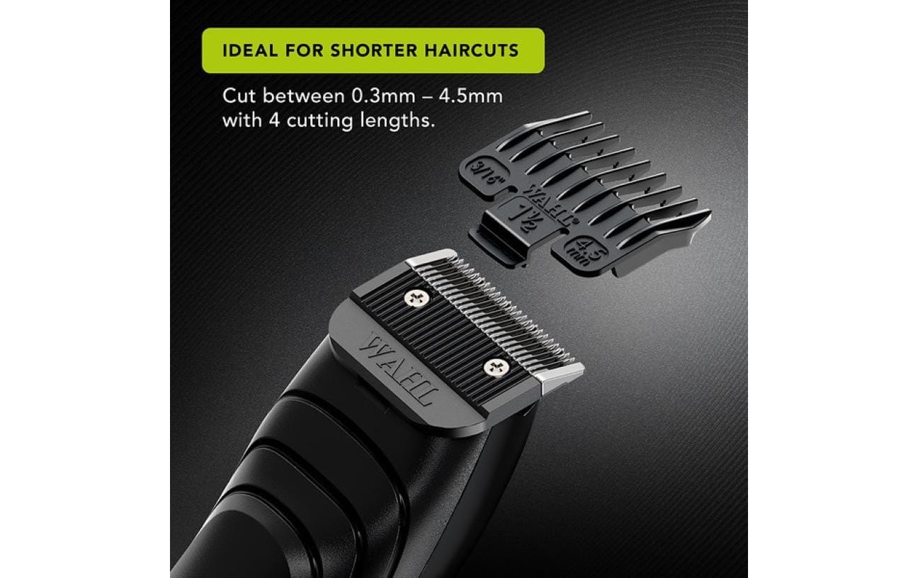 Wahl Cordless Close Cut – Haarschneider, Akku 120 min, 0,3–4,5 mm, schwarz