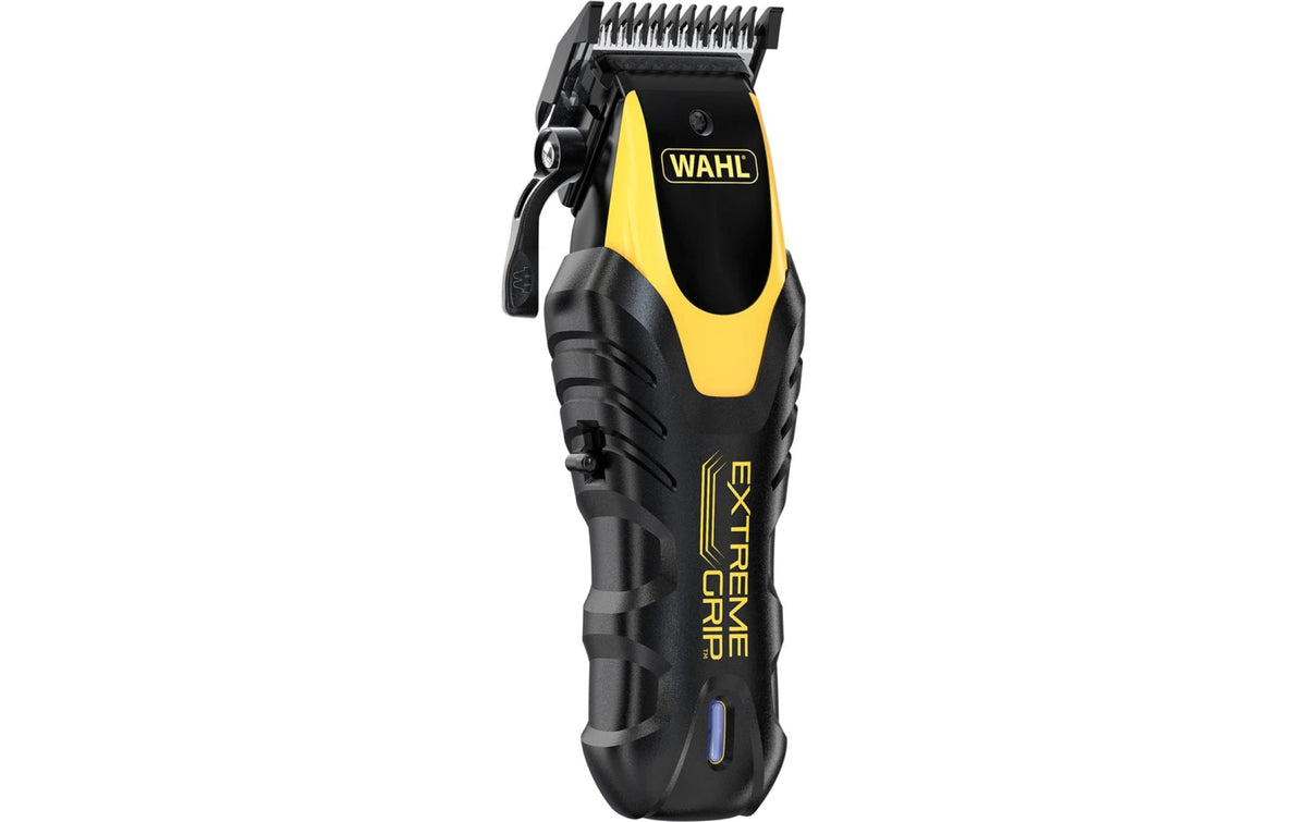 Wahl Haarschneider Extrem Grip Kabellos – Akku 120 min, 0,7–3 mm – Metall, Schwarz/Gelb