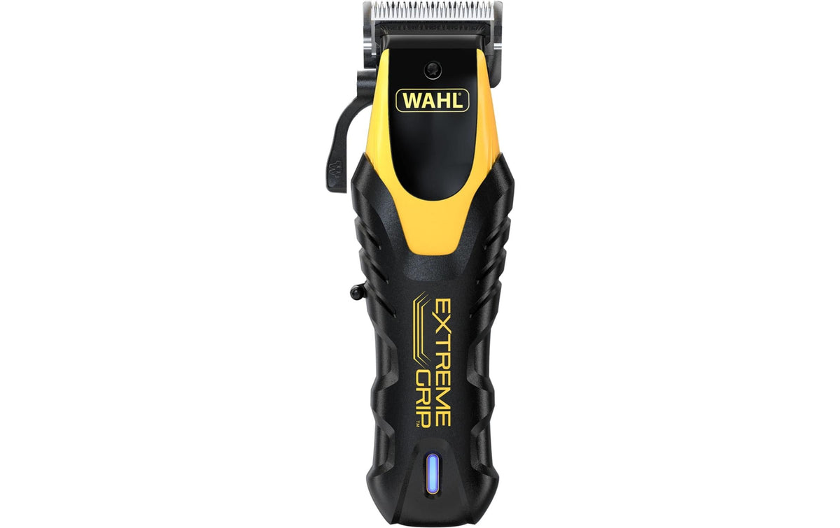 Wahl Haarschneider Extrem Grip Kabellos – Akku 120 min, 0,7–3 mm – Metall, Schwarz/Gelb