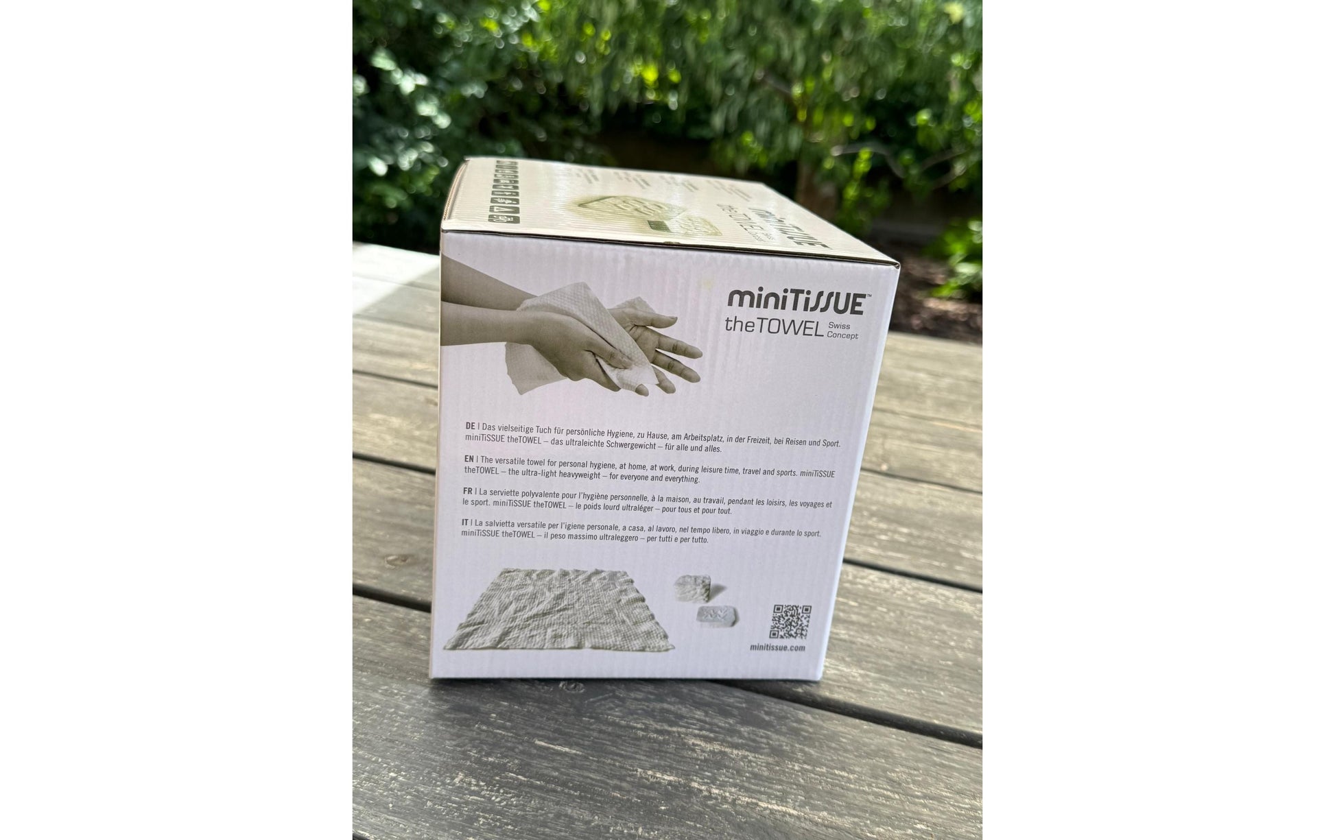 Minitissue Falthandtücher – Pack 4 × 10 × 22 Stück