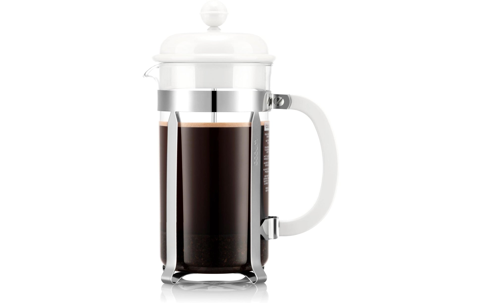 Bodum French Press / Kaffeebereiter – 1 l, 8 Tassen, Bakelit/Borosilikatglas/Edelstahl