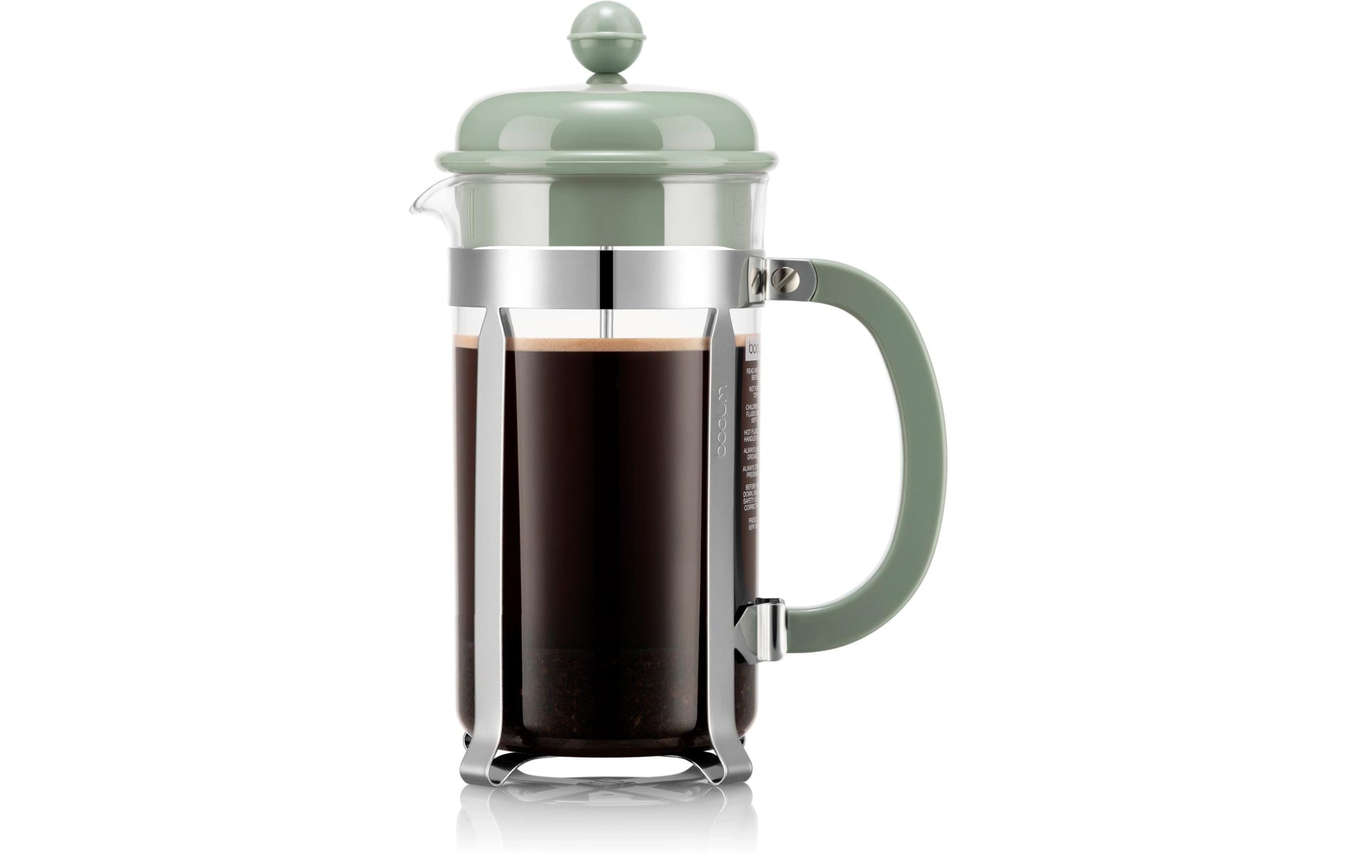 Bodum French Press / Kaffeebereiter – 1 l, 8 Tassen, Borosilikatglas/Edelstahl