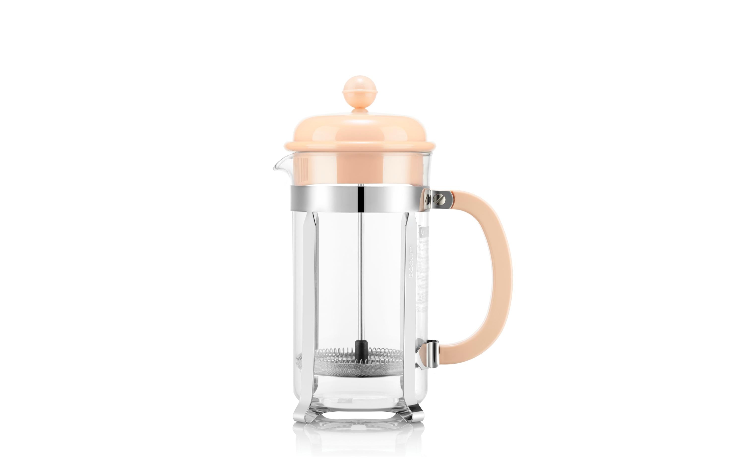 Bodum French Press / Kaffeebereiter – 1 l, 8 Tassen, Borosilikatglas/Edelstahl