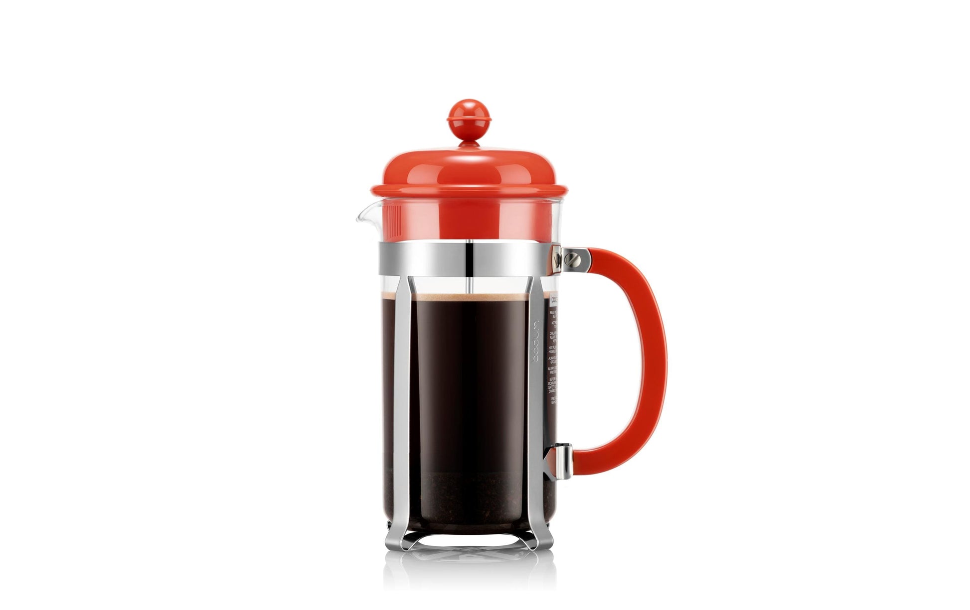 Bodum French Press / Kaffeebereiter – 1 l, 8 Tassen, Bakelit/Borosilikatglas/Edelstahl