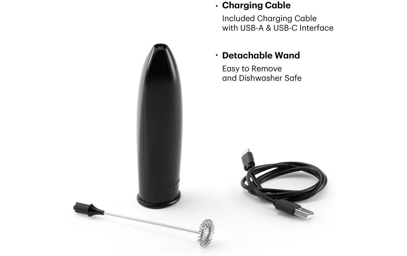 Bodum Milchschäumer-Stab – Wiederaufladbar – Schwarz