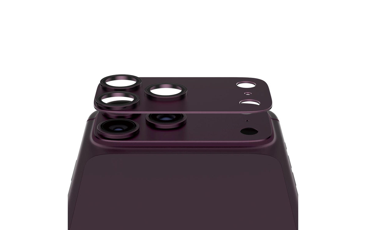 PanzerGlass Kameralinsenschutz – für iPhone 18 Pro – Dunkelrot