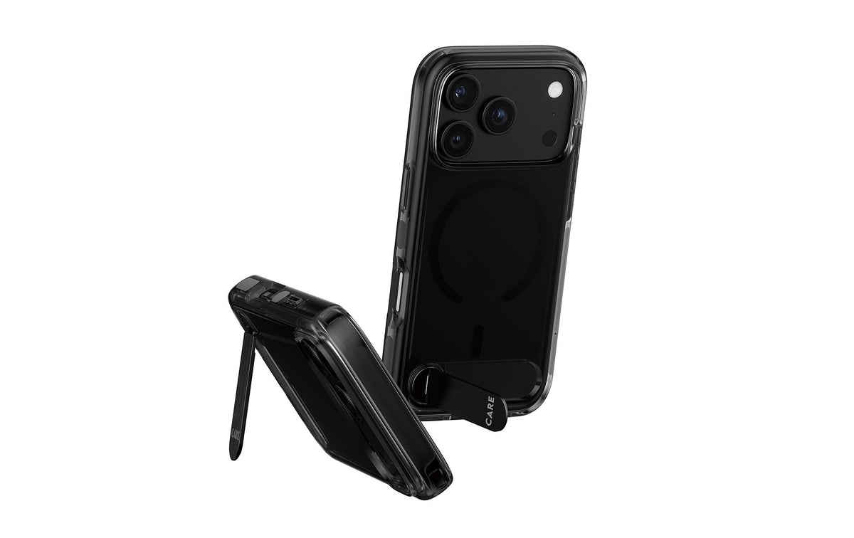 PanzerGlass CARE Backcover – für Apple iPhone 18 Pro/17 Pro, TPU, Smokey Black, bis 4,8 m sturzsicher
