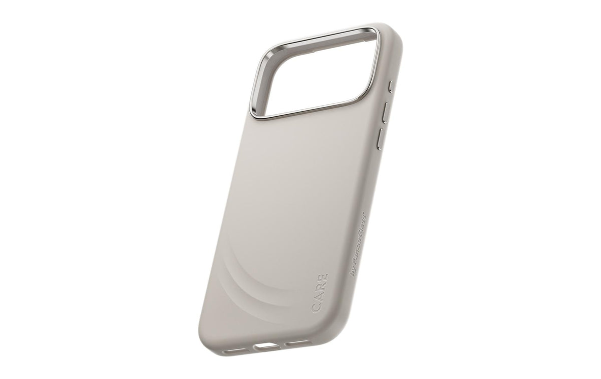 PanzerGlass CARE Flow – Backcover – für iPhone 18/17 Pro, MagSafe, Silikon, Vanilla, bis 3,6 m Sturzsicher