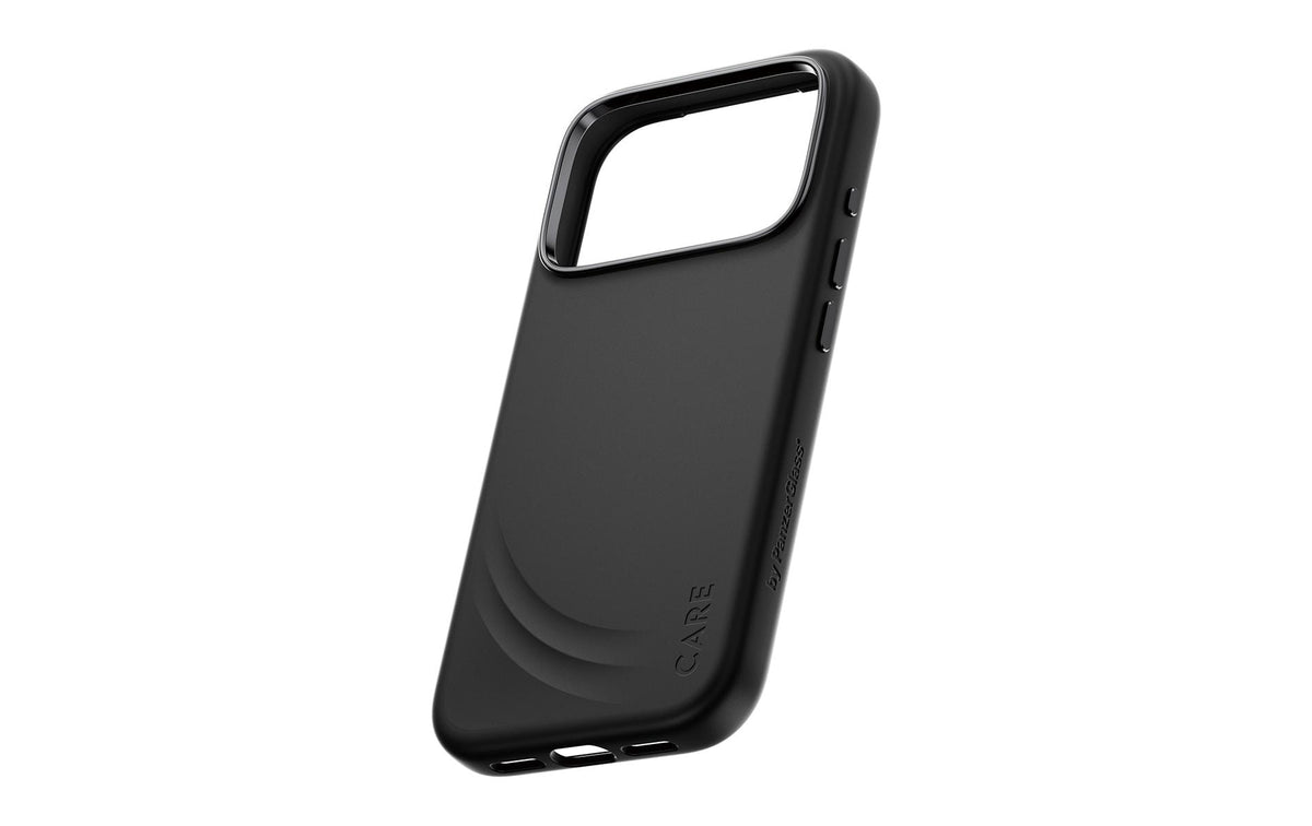 PanzerGlass CARE Flow – Backcover – für Apple iPhone 18/17 Pro, Silikon, Schwarz, bis 3,6 m Sturzsicher