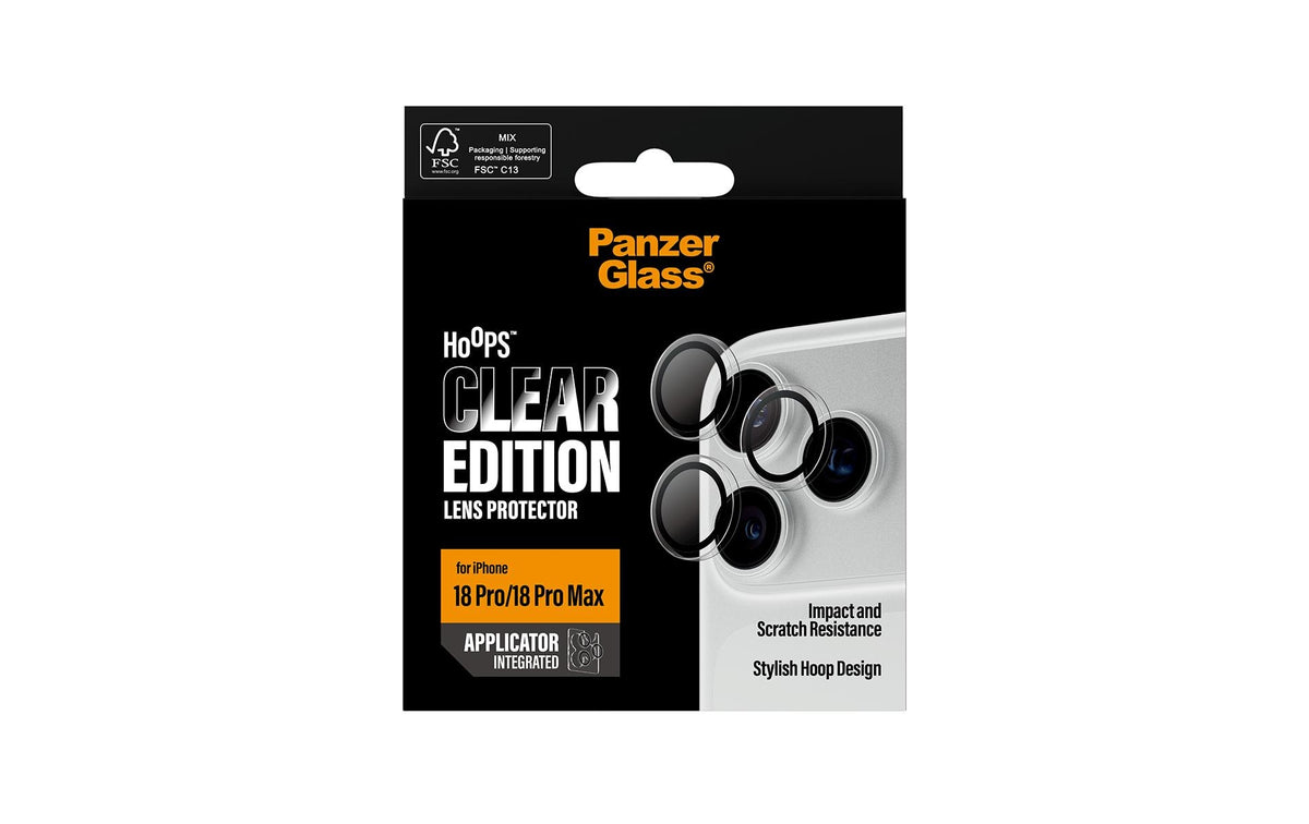 PanzerGlass Displayschutz (Panzerglas), fettabweisend – für iPhone 18 Pro/18 Pro Max