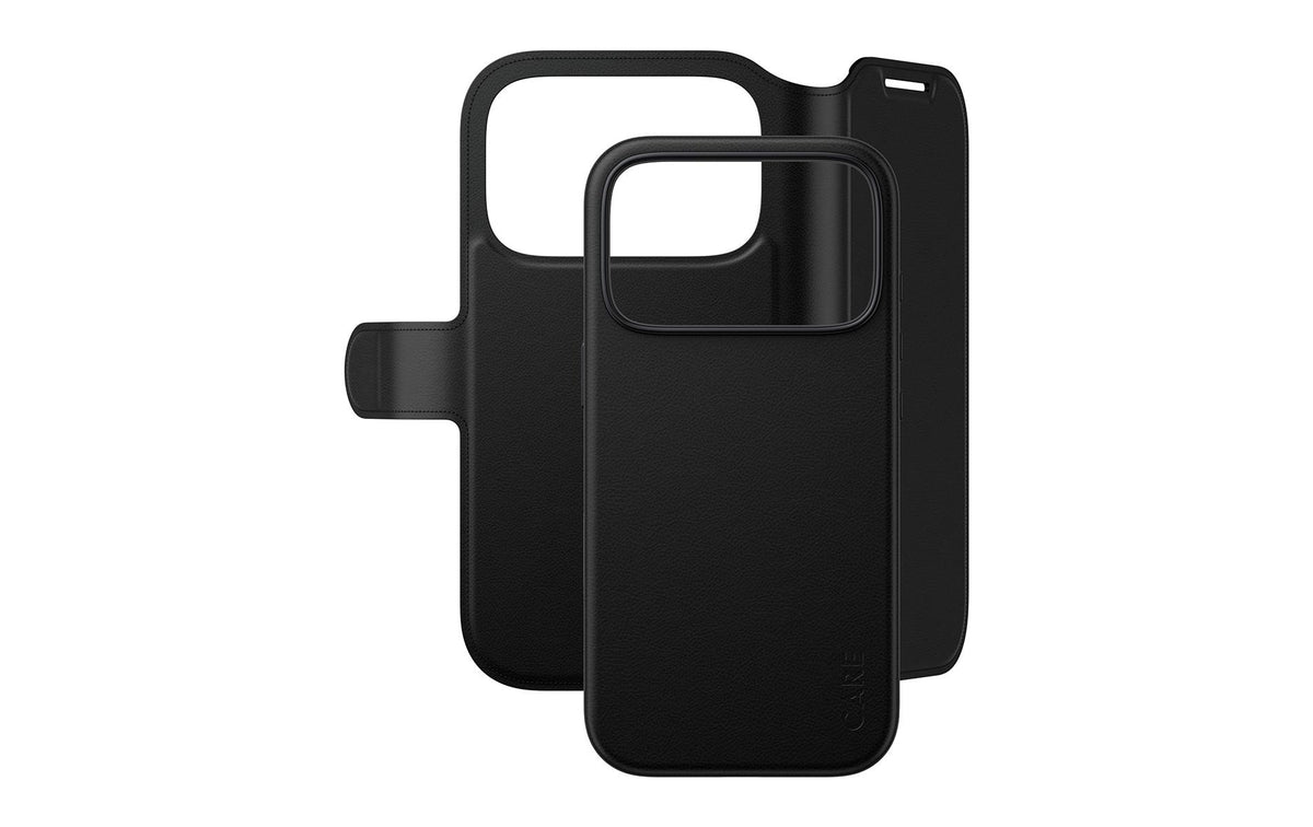 PanzerGlass CARE Tango Wallethülle – für Apple iPhone 18 Pro/17 Pro, MagSafe, PC, Schwarz