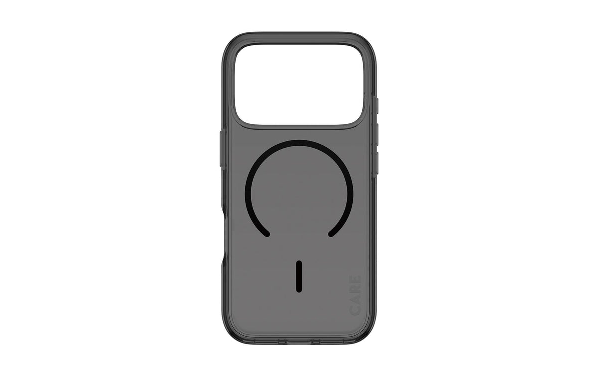 PanzerGlass CARE Smokey Backcover – für Apple iPhone 18 Pro / 17 Pro, Smokey Black, bis 4,8 m sturzsicher