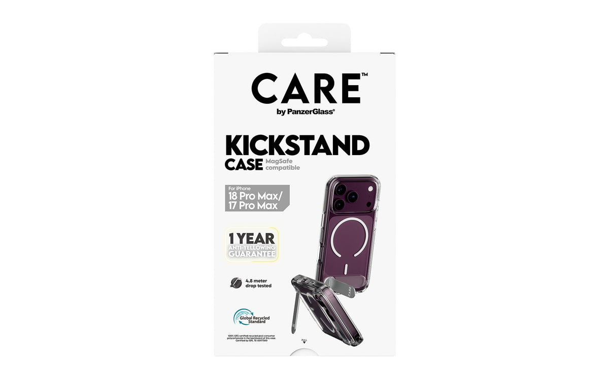 PanzerGlass CARE Backcover – für Apple iPhone 18 Pro Max und iPhone 17 Pro Max – bis 4,8 m sturzsicher