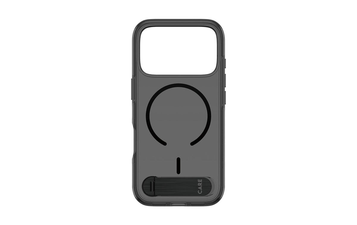 PanzerGlass CARE Backcover – für Apple iPhone 18 Pro/17 Pro, TPU, Smokey Black, bis 4,8 m sturzsicher