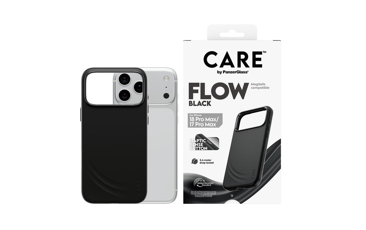 PanzerGlass CARE Flow Backcover – für Apple iPhone 18 Pro Max / iPhone 17 Pro Max, bis 3,6 m sturzsicher