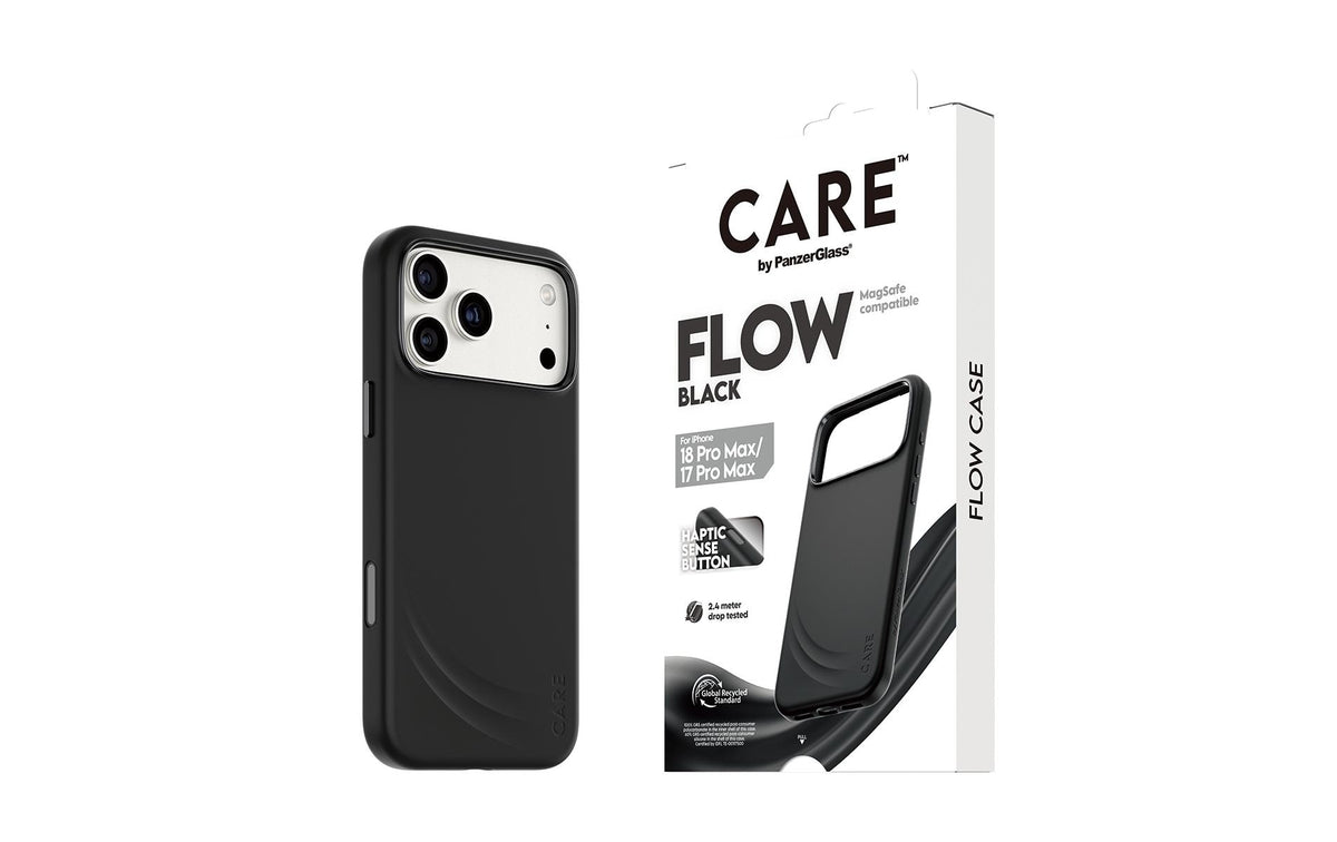 PanzerGlass CARE Flow Backcover – für Apple iPhone 18 Pro Max / iPhone 17 Pro Max, bis 3,6 m sturzsicher
