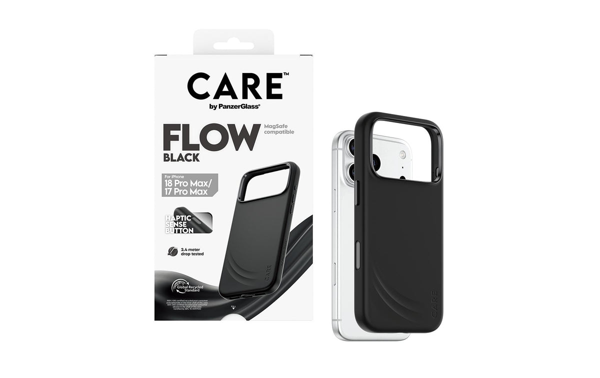 PanzerGlass CARE Flow Backcover – für Apple iPhone 18 Pro Max / iPhone 17 Pro Max, bis 3,6 m sturzsicher