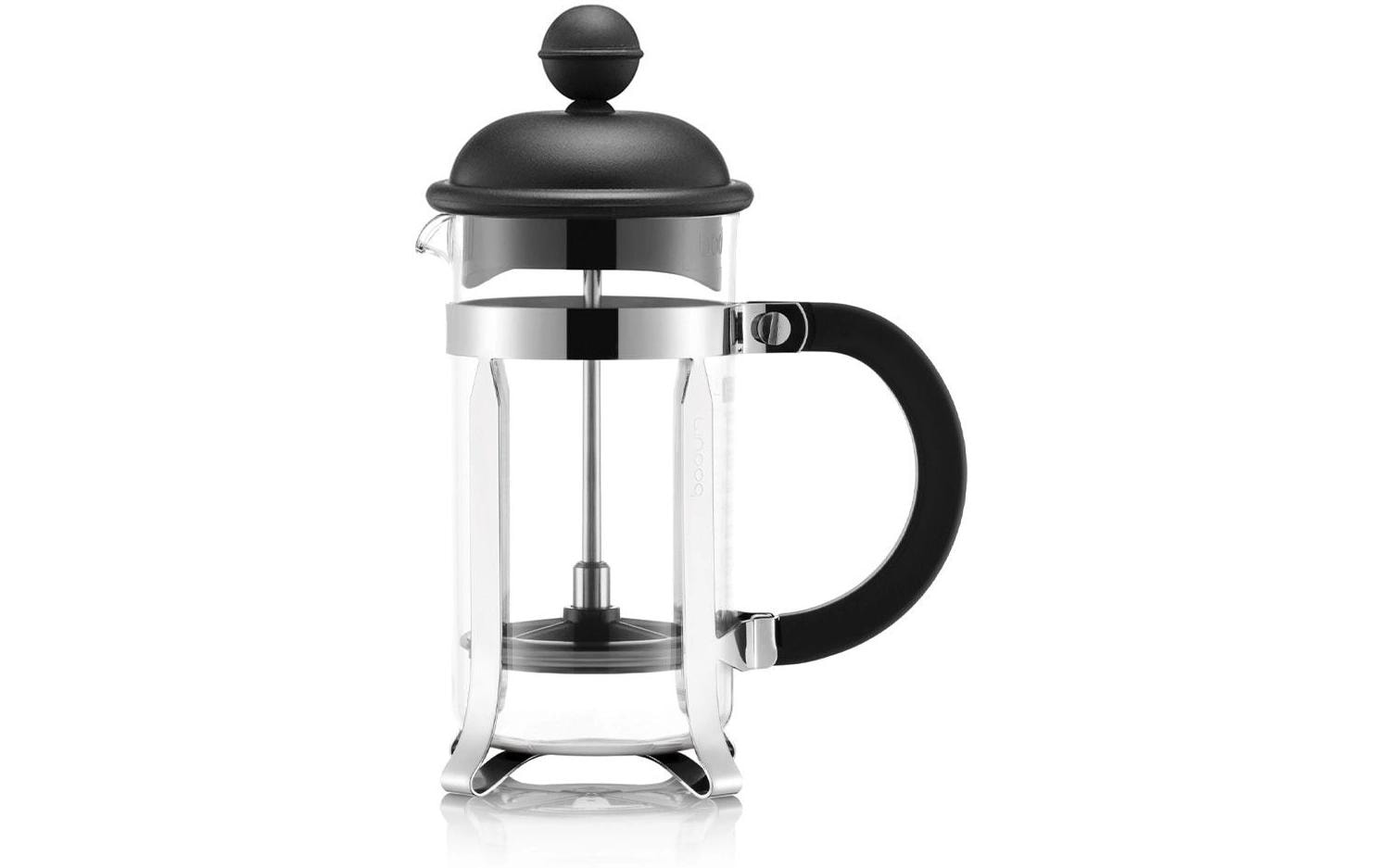 Bodum French Press / Kaffeebereiter – 0,4 l, 3 Tassen, Glas/Kunststoff