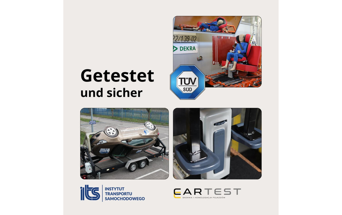 Okiday Fussstütze – Trittfläche 380 × 436 mm, schwarz, Metall