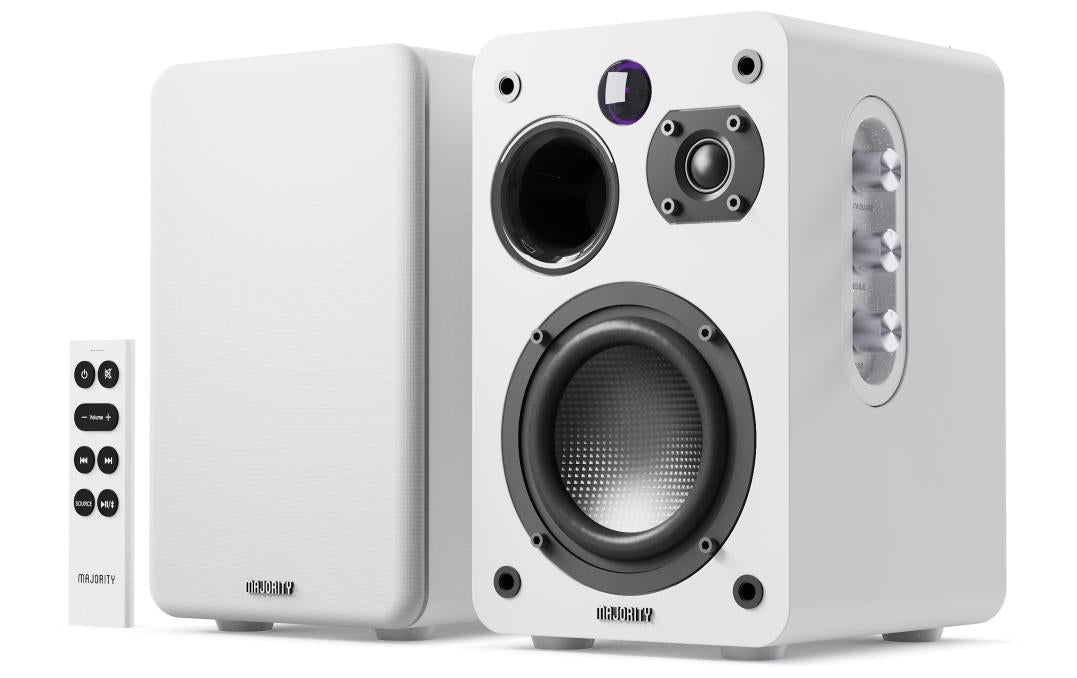 Majority D70X – Aktivlautsprecher – 2-Wege, 70 W, Weiss