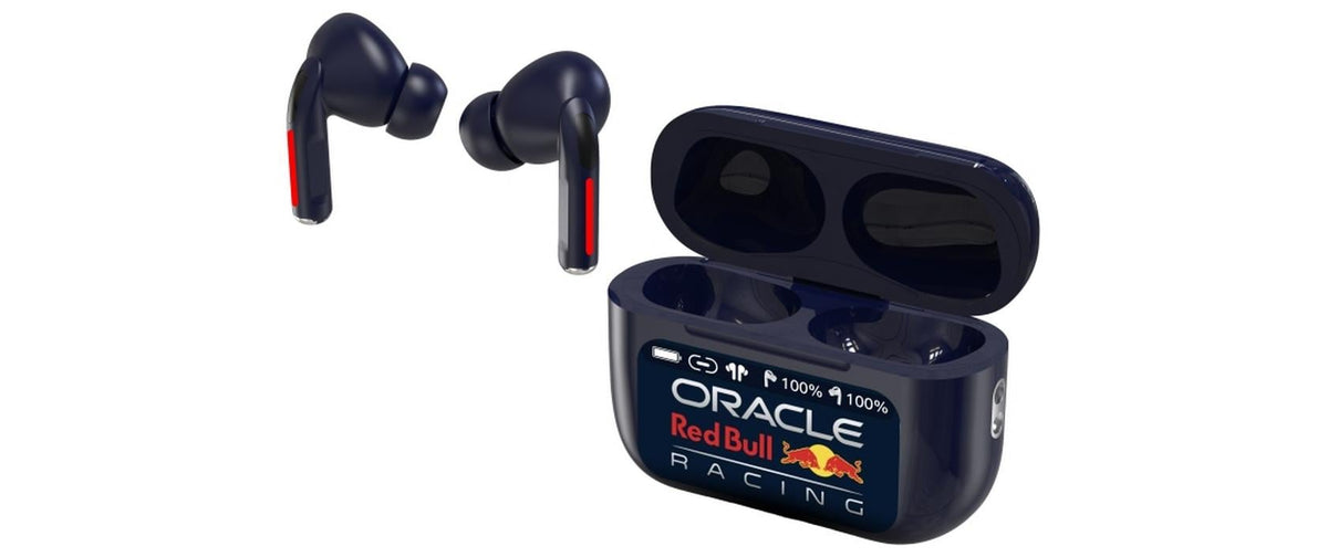 Red Bull Racing Oracle Red Bull Racing RB-EB110 TWS In-Ear – Stereo, ANC, mit Ladecase, Blau, BT 5.4
